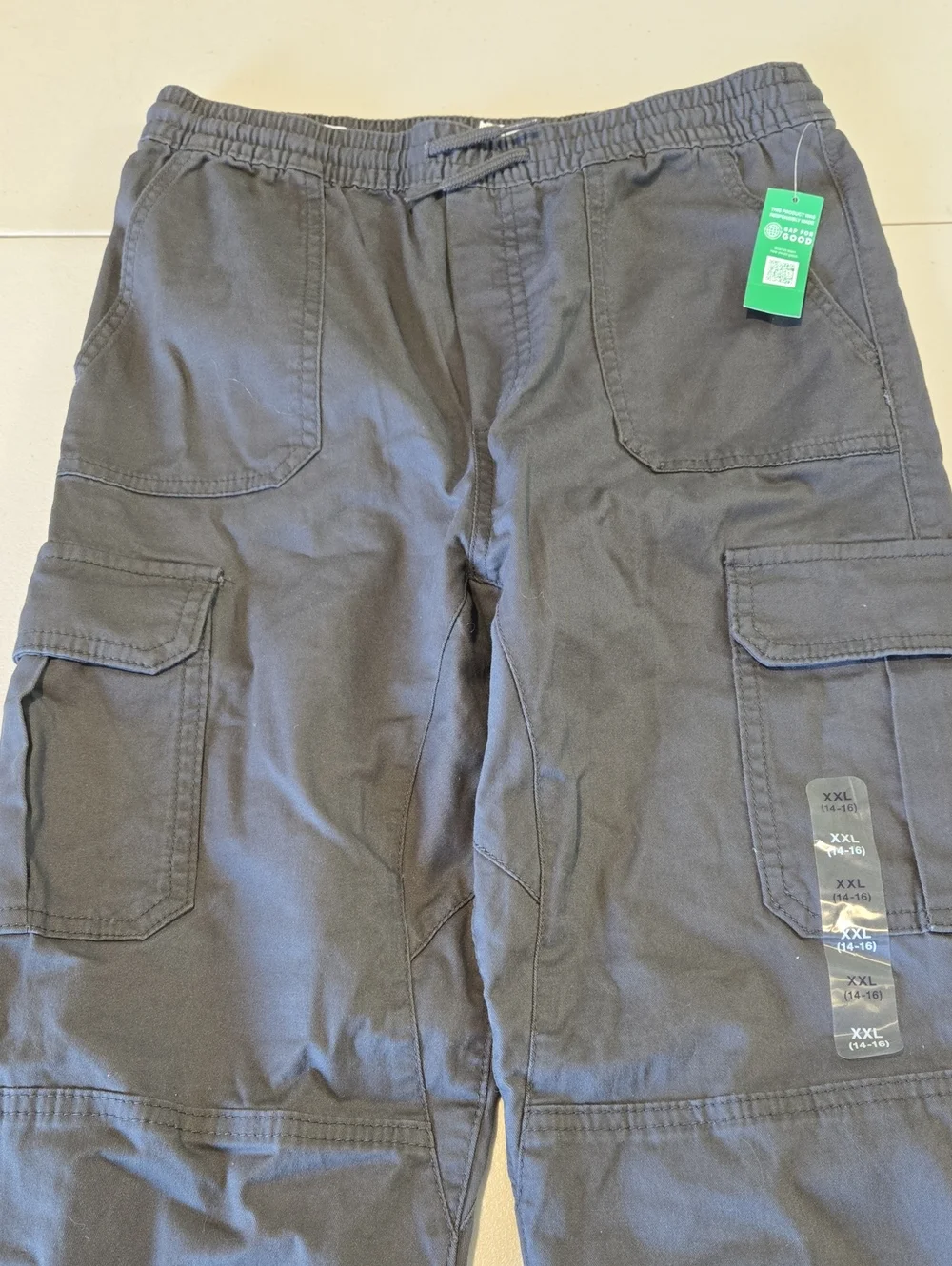 Boys Cargo  Pants - Dark Charcoal